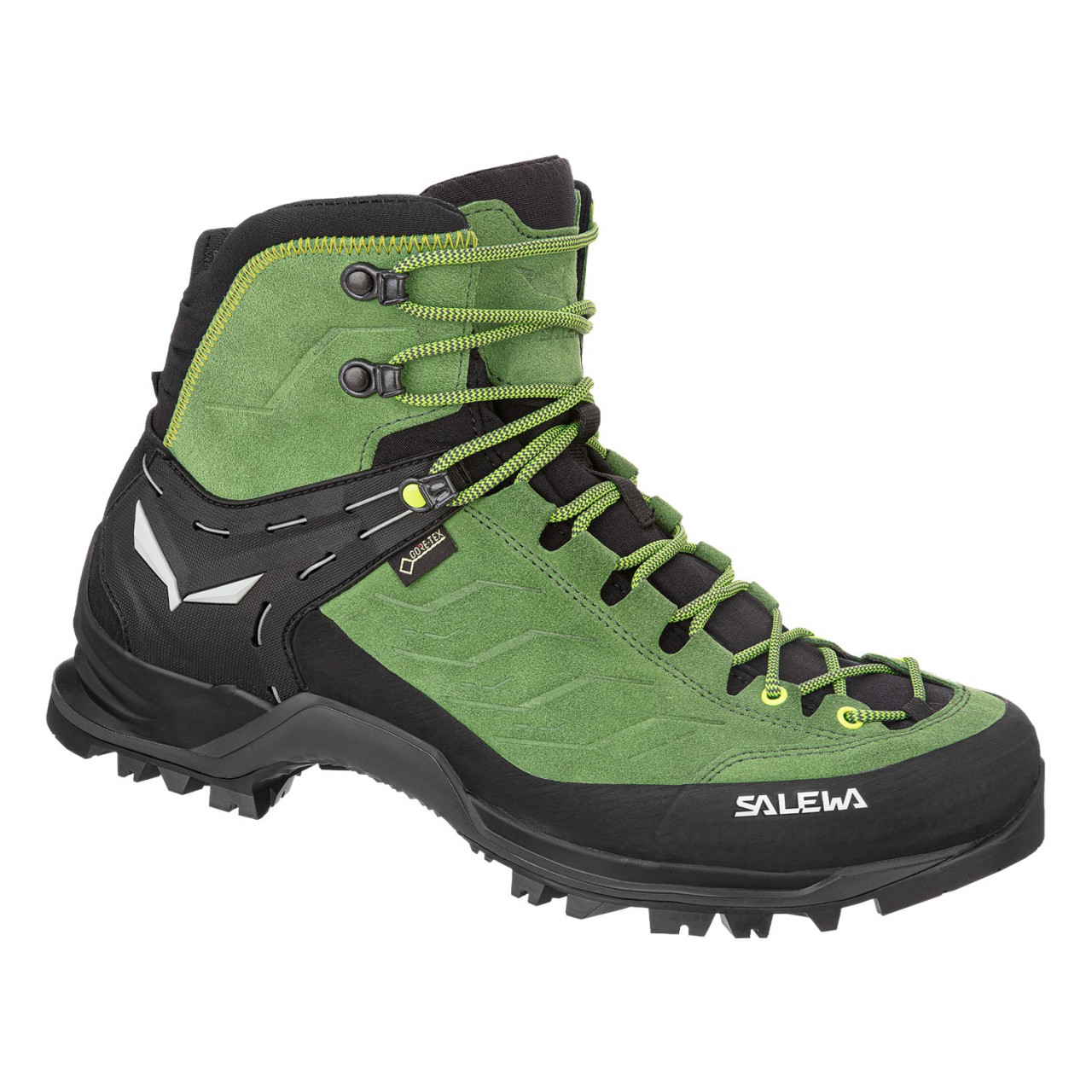 Botas Salewa Mountain Trainer Mid GORE-TEX® Homem Verdes/Pretas 724FGDWKZ